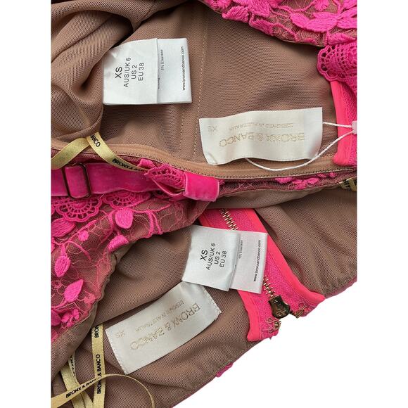 Bronx And Banco 'Megan' Pink Polyester Two Piece Set Size XS - Picture 3 of 3